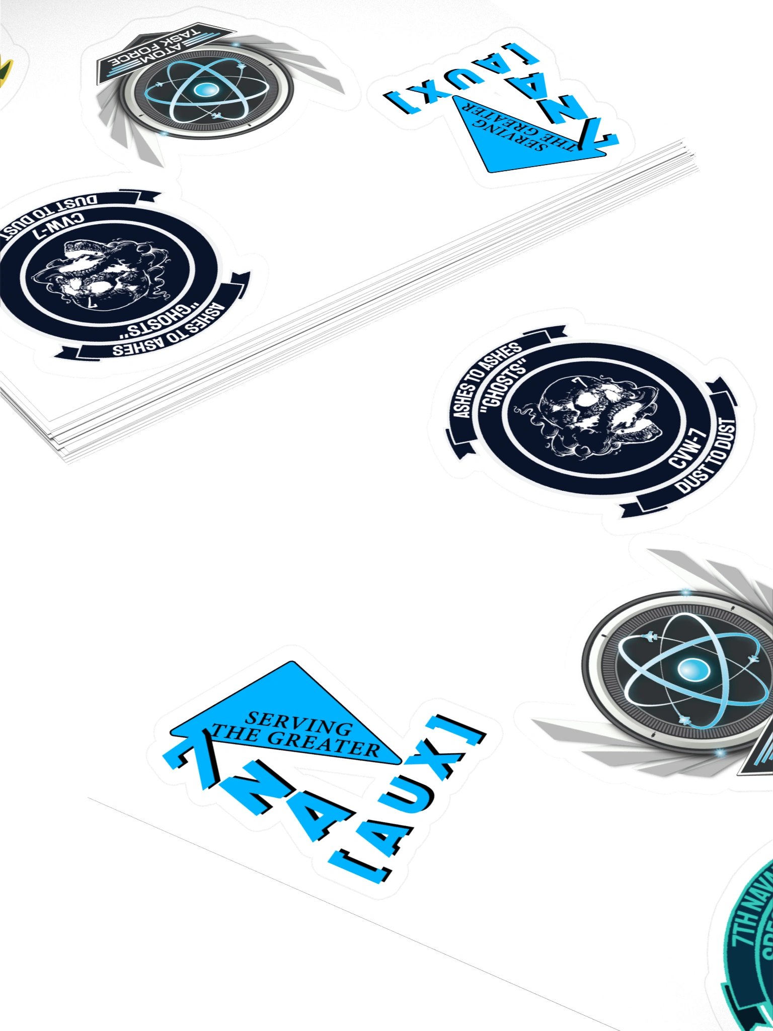 Atom Task Force 7th Naval Aviation Sticker Sheet! product image (4)