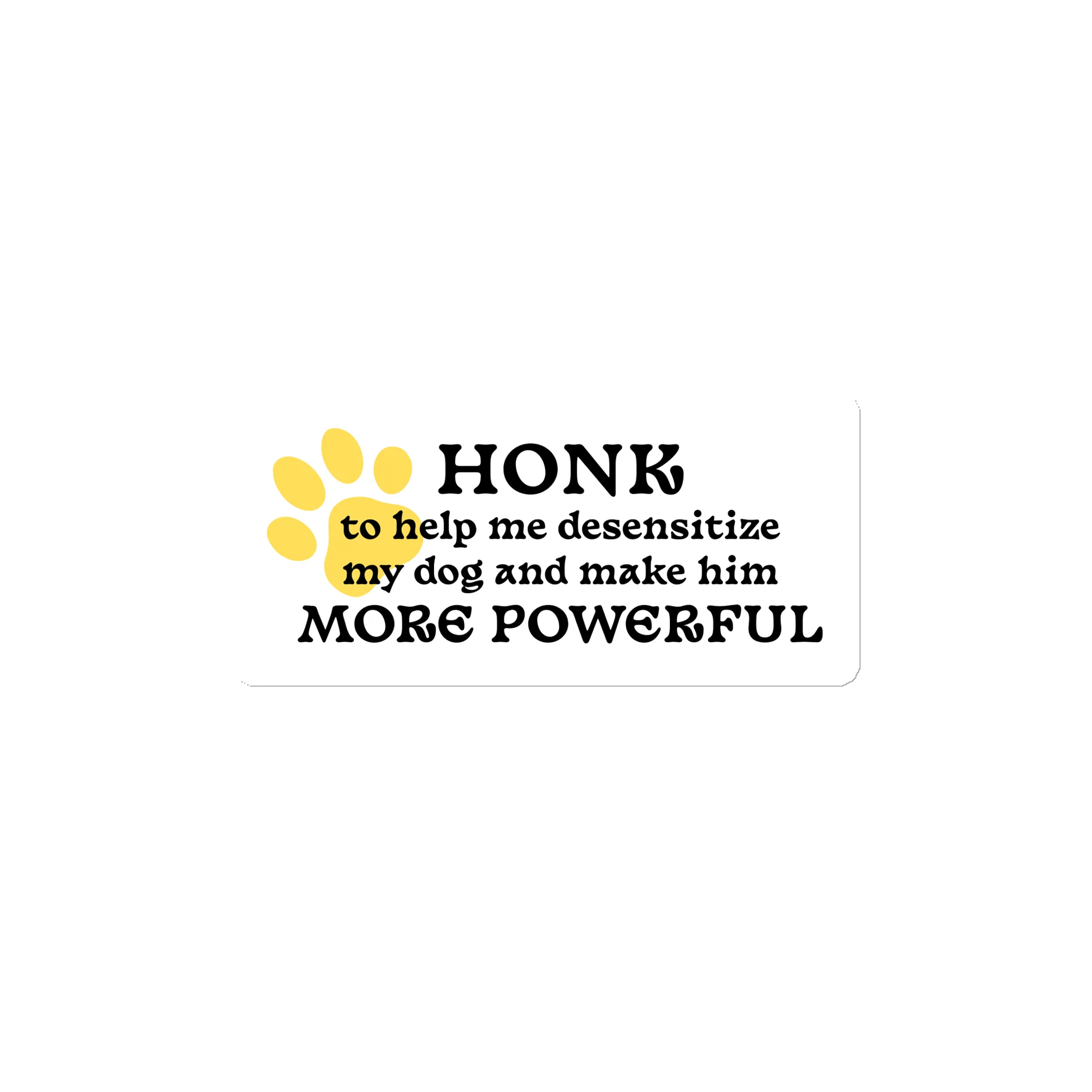 Honk to Desensitize Magnet - Male Pronoun product image (1)