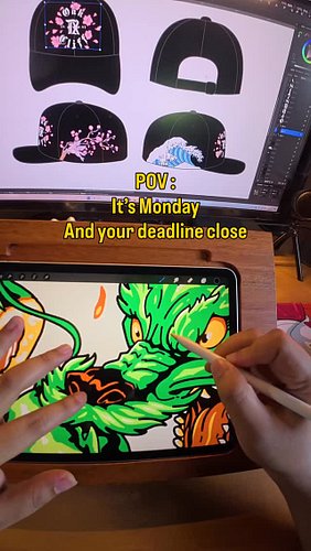 POV : It’s Monday And your deadline close 

#tshirtdesign #customtshirt #merchdesign #appareldesign #commissionsopen
