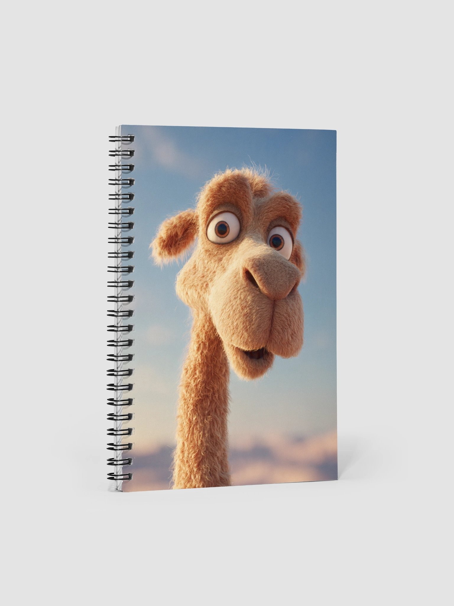 Whimsical Camel Adventures Spiral Notebook product image (1)