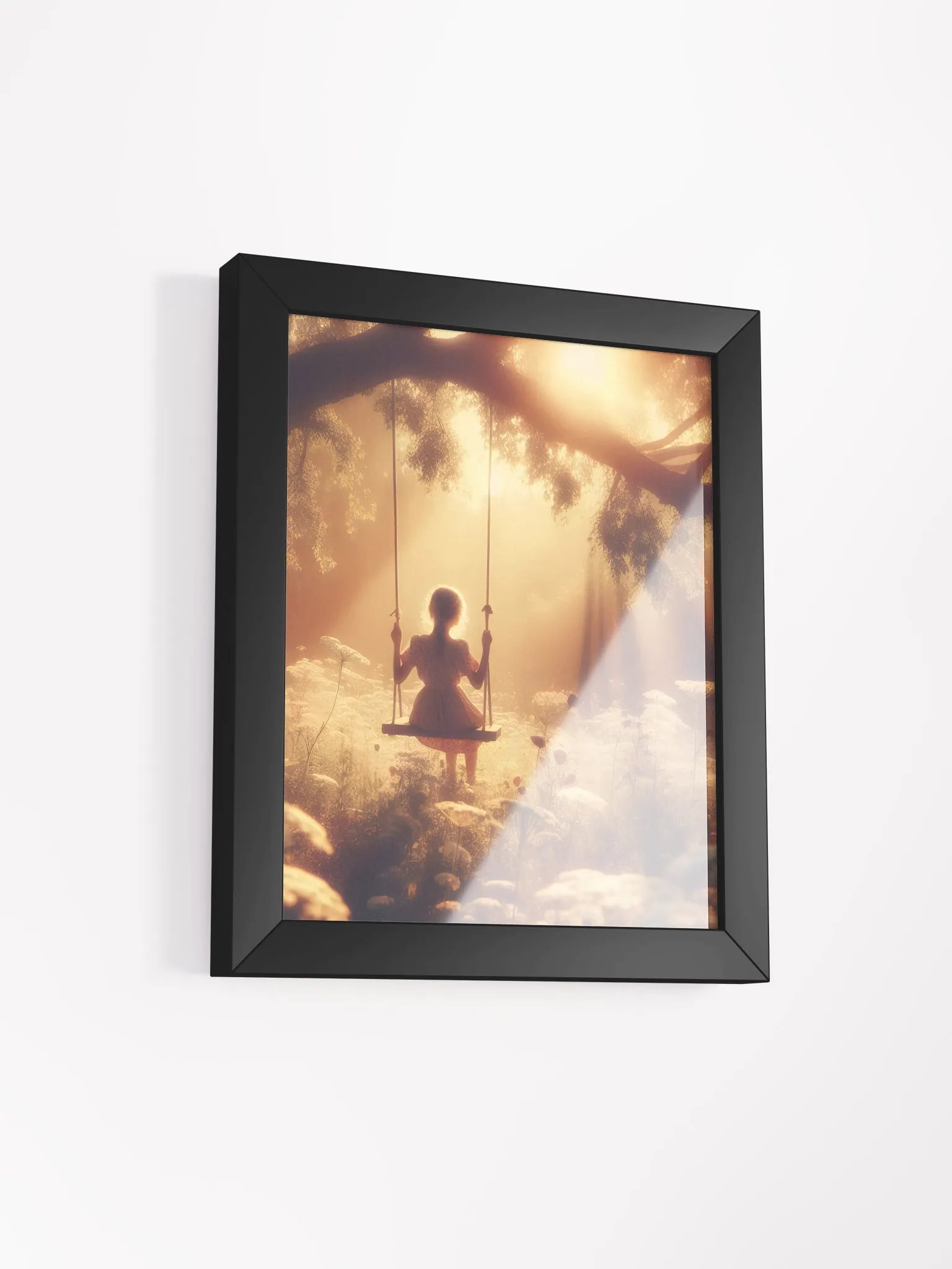 Sunday Swing Matte Poster In Frame product image (2)