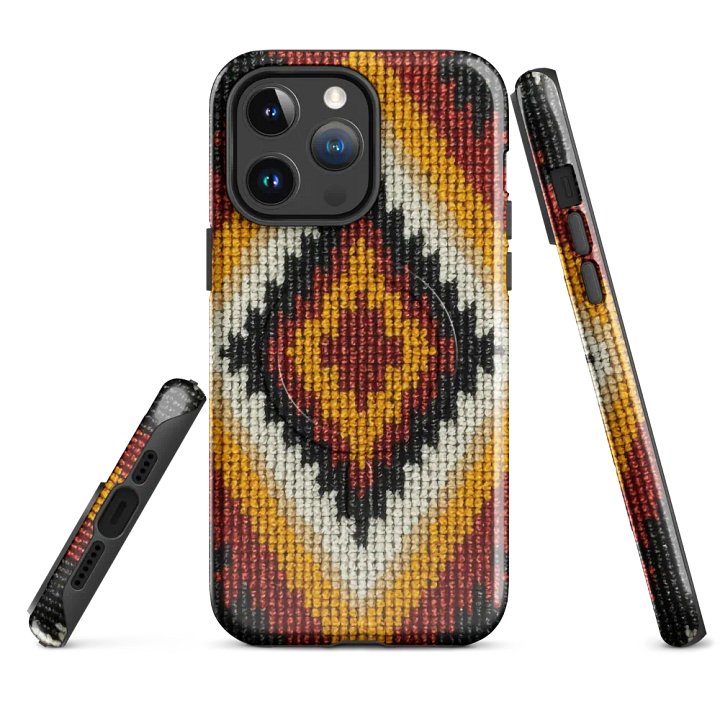 Faux-beaded Diamond Threads iPhone® Case product image (1)