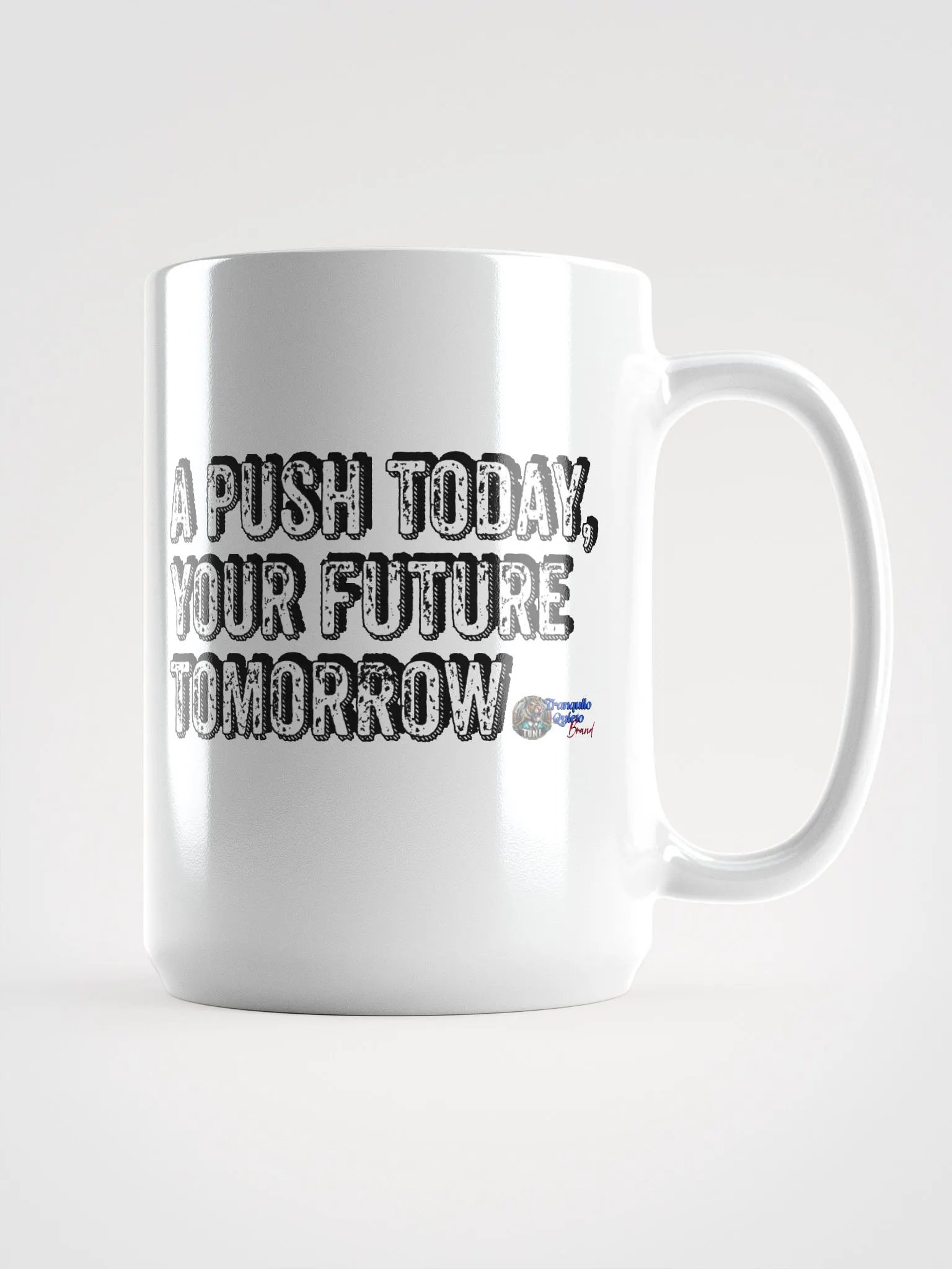"A Push Today" Ceramic Mug - Tranquilo Quieto Brand product image (1)