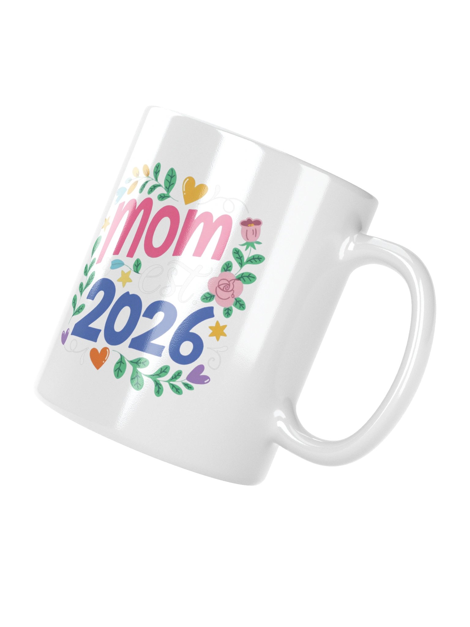 Mom Est Year Colorful Coffee Mug product image (12)
