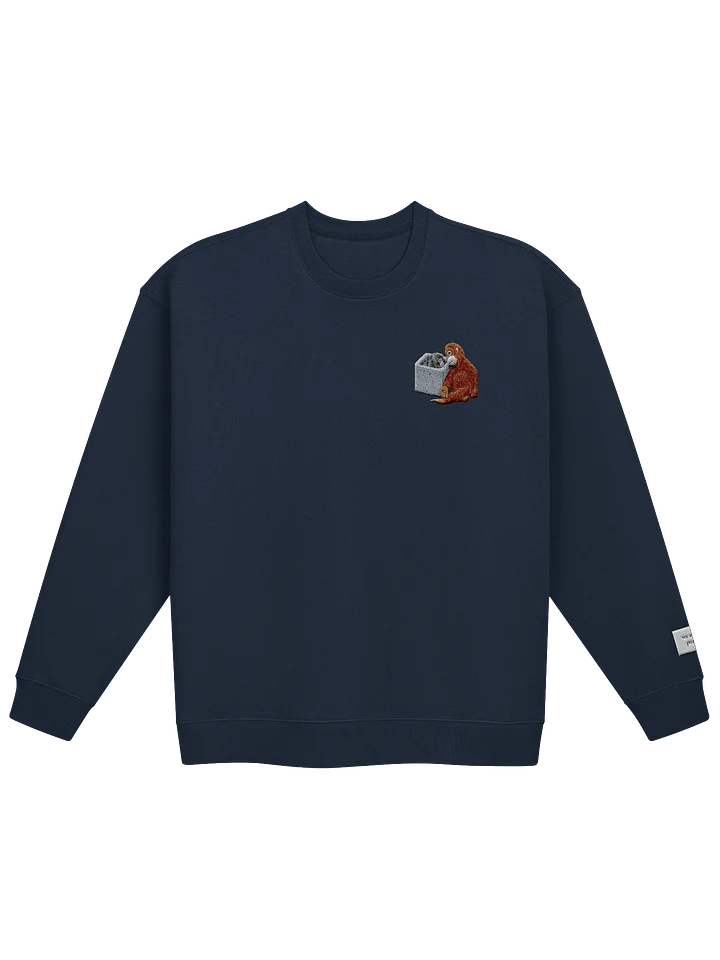 concrete block - embroidery crewneck product image (2)