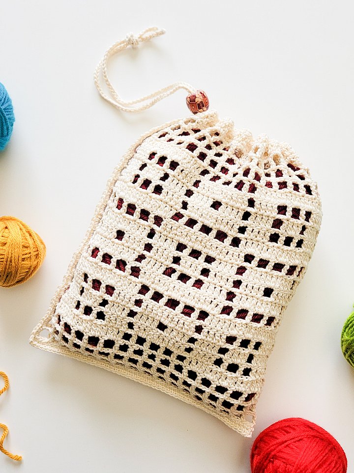 Fresh Mesh Produce Bag Crochet Pattern product image (1)