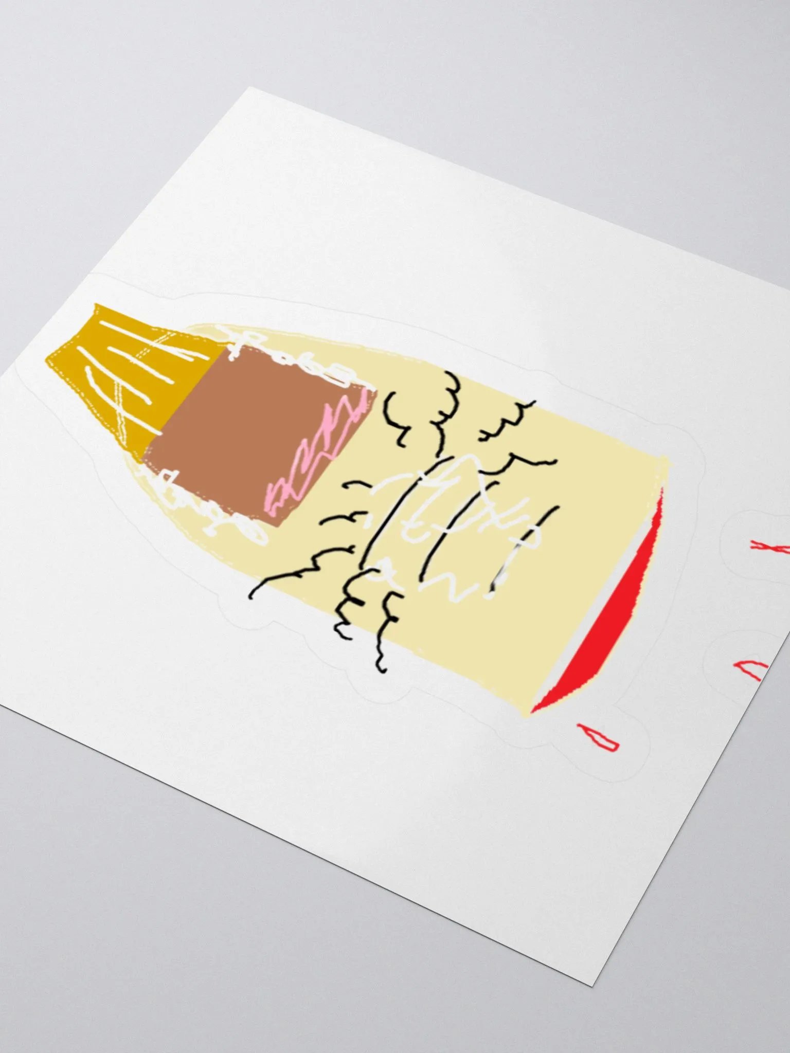 Gross Toe Sticker product image (6)