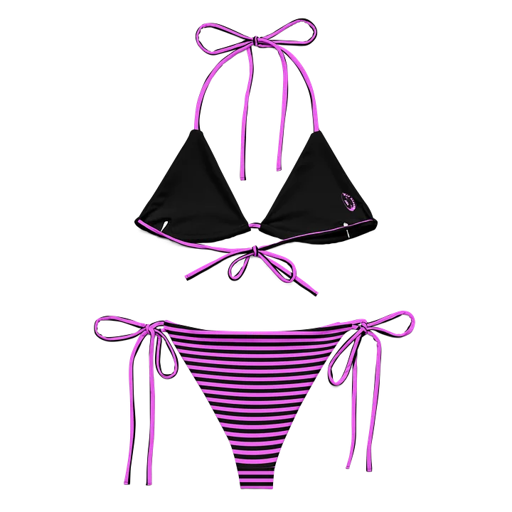 Blaque and Pink Kat Skull Bikini product image (2)