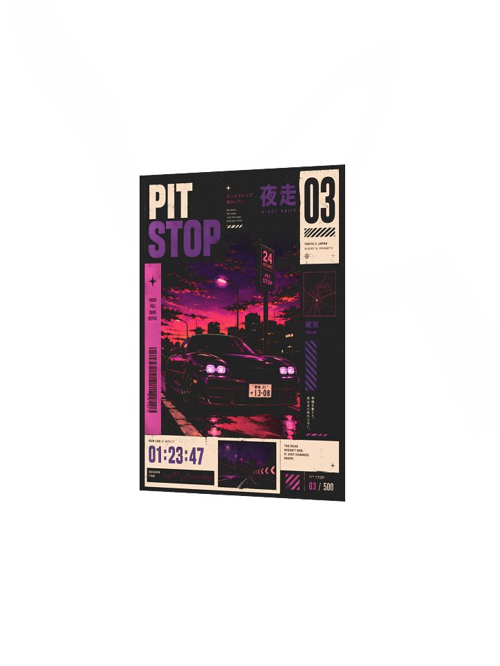 PIT STOP Series Matte Poster no. 03 product image (5)