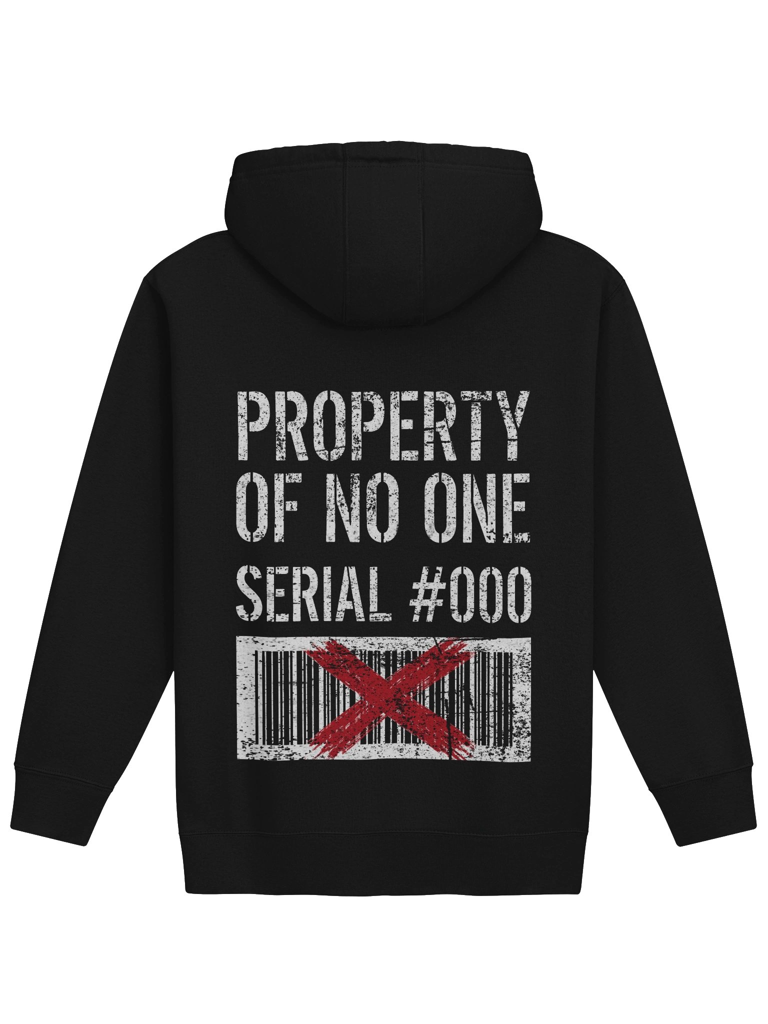 Property Of No One Back Print Midweight Hoodie product image (1)