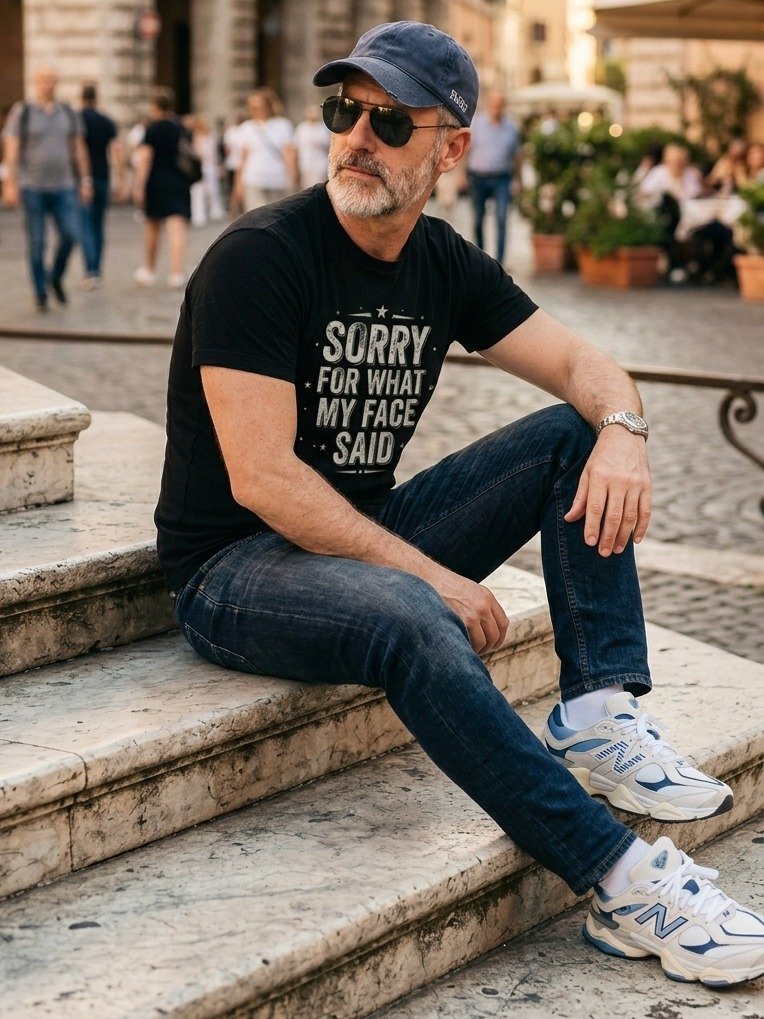 Sorry For What My Face Said – Vintage Streetwear T-Shirt product image (9)