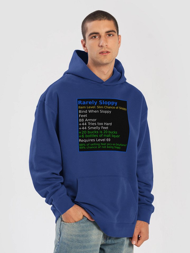 Premium, Oversized "Rarely Sloppy" Hoodie product image (9)