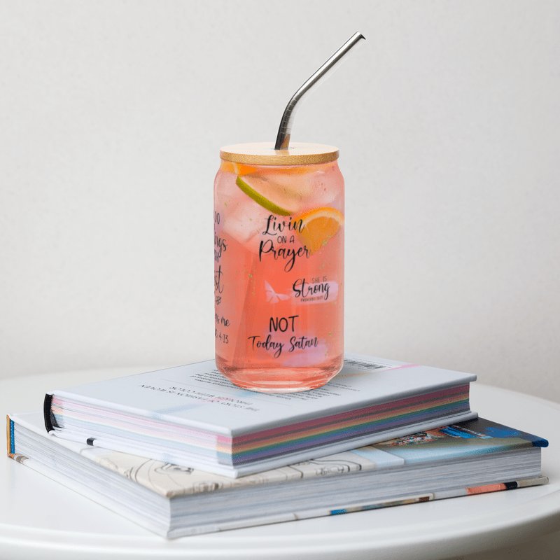 I Can Do All Things Through Christ Glass Tumbler product image (18)