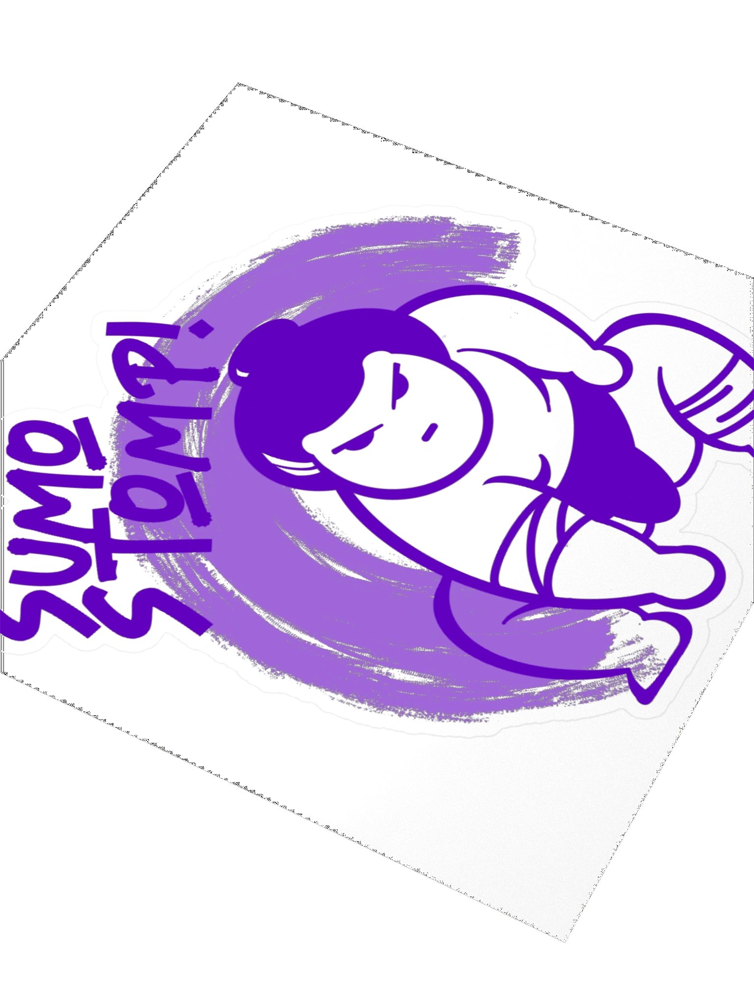 Sumo Stomp! Purple Logo Sticker. product image (3)