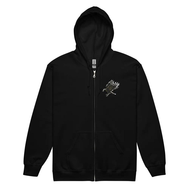 Embroidered Logo Zip up Hoodie product image (2)