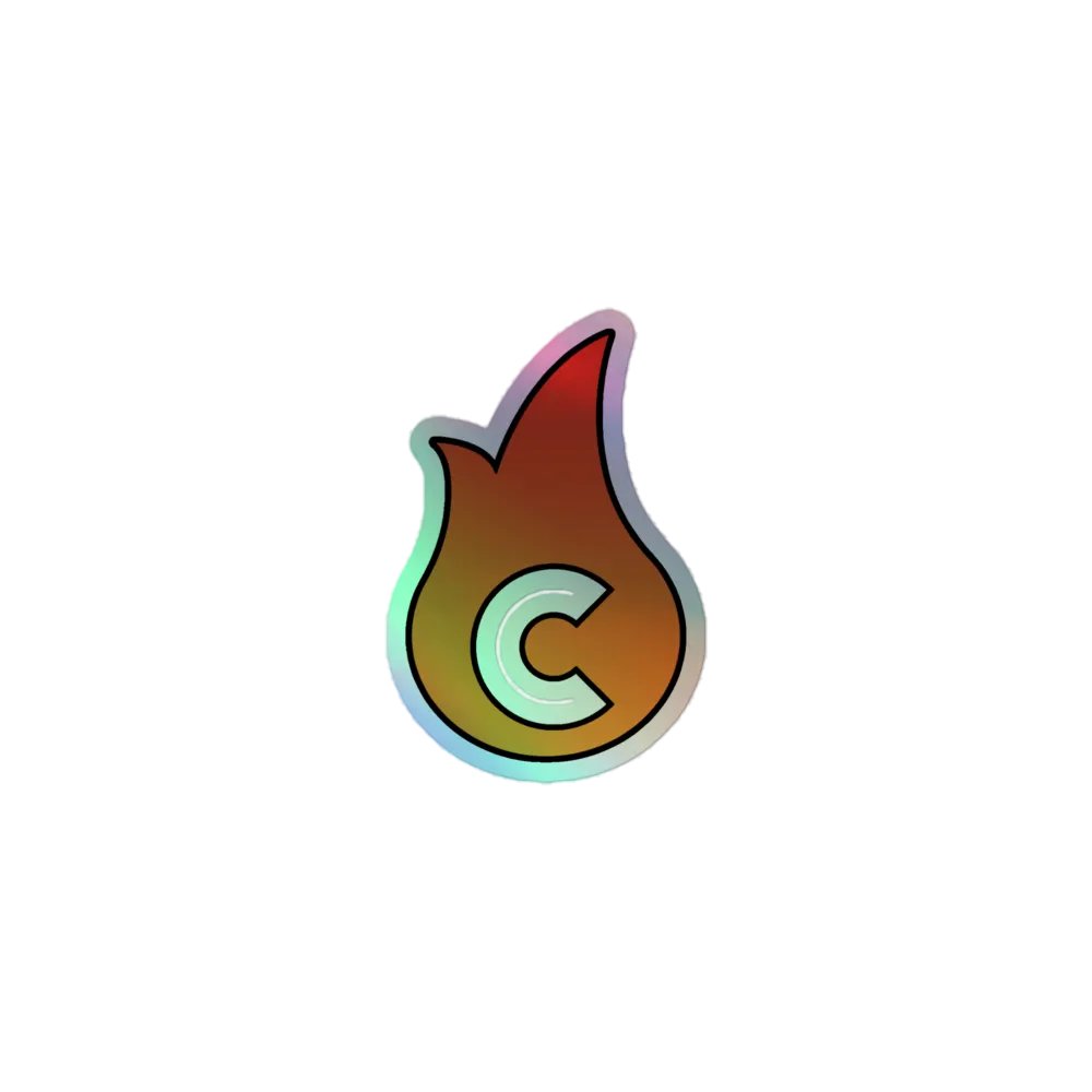 Logo V1 Holographic Sticker product image (1)