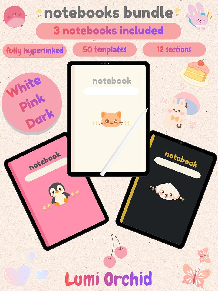 Digital Notebooks Bundle product image (1)