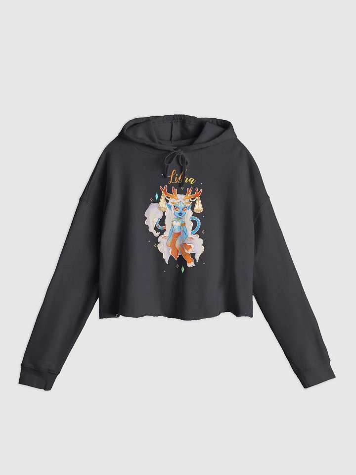 Libra Crop Hoodie (Zodiac Series) product image (1)