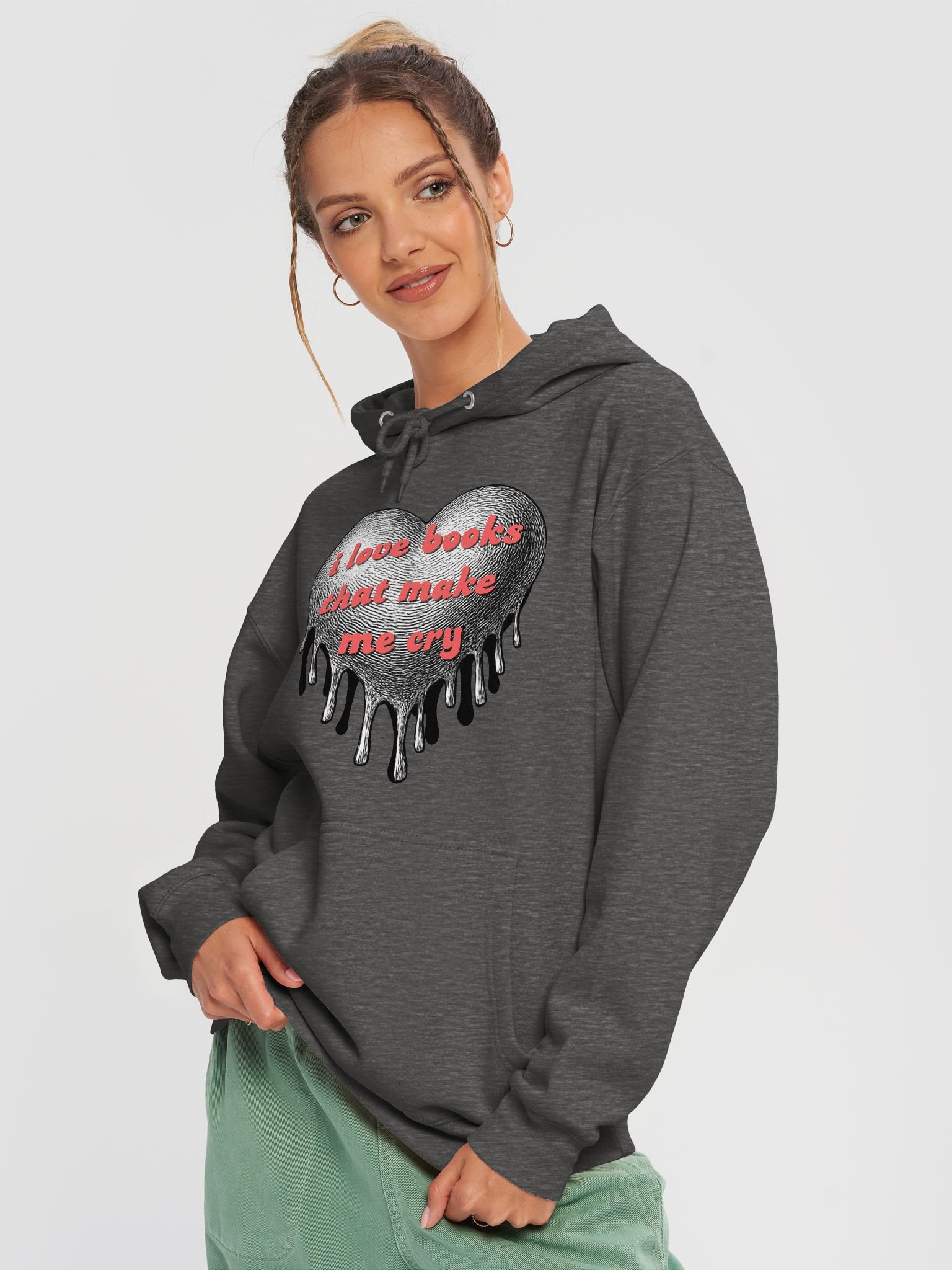 I <3 Books That Make Me Cry Hoodie product image (20)