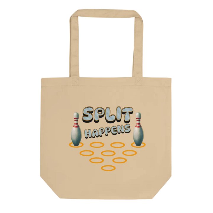 Split Happens 10pin Bowling Eco-Friendly Tote Bag product image (1)