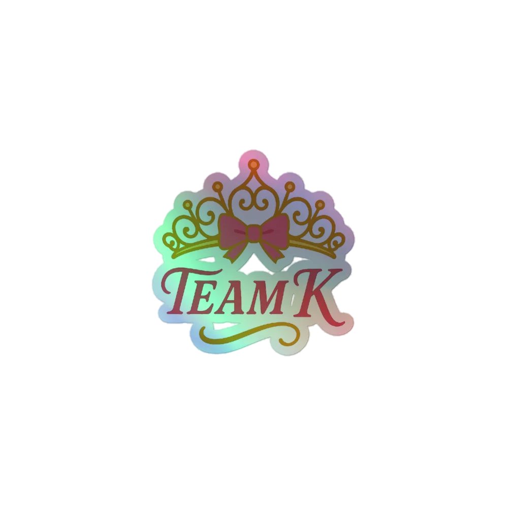 Team K (V-1) STICKERS HOLOGRAPHIC" STICKERS product image (1)