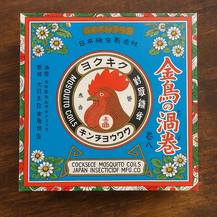 🎎 Kincho Uzumaki Mosquito Coils – 10 Coil Pack – Japanese Summer Insect Repellent product image (1)