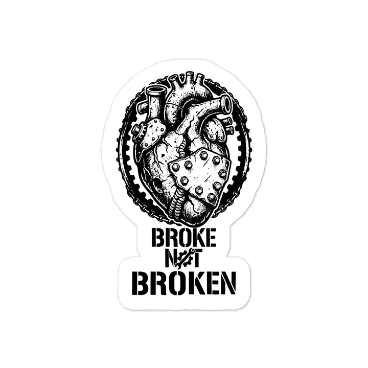 Stacked Emblem - Sticky Spec | Broke Not Broken product image (1)