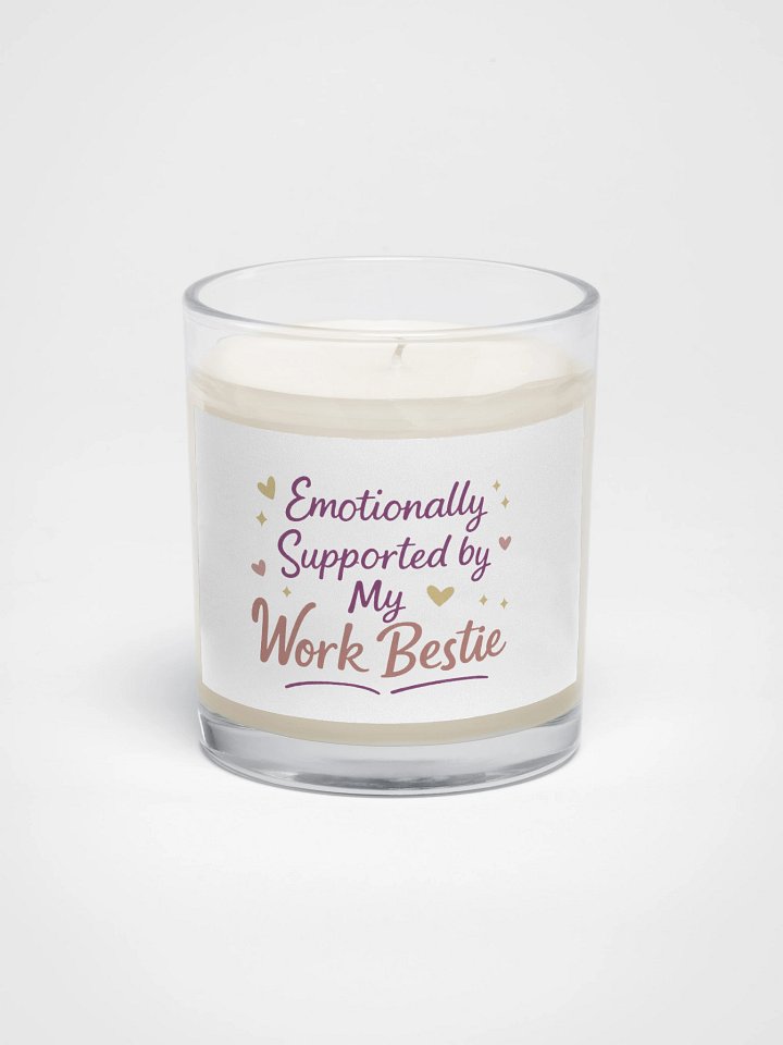 Emotionally Supported by My Work Bestie Candle product image (1)