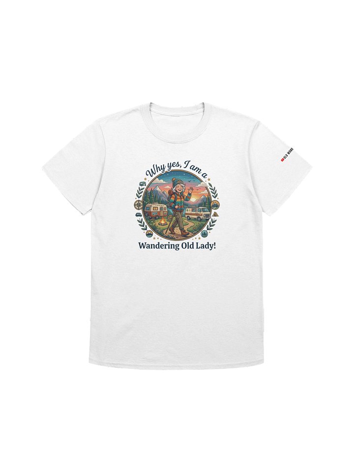 Wandering Old Lady Women's Comfort Tee product image (3)