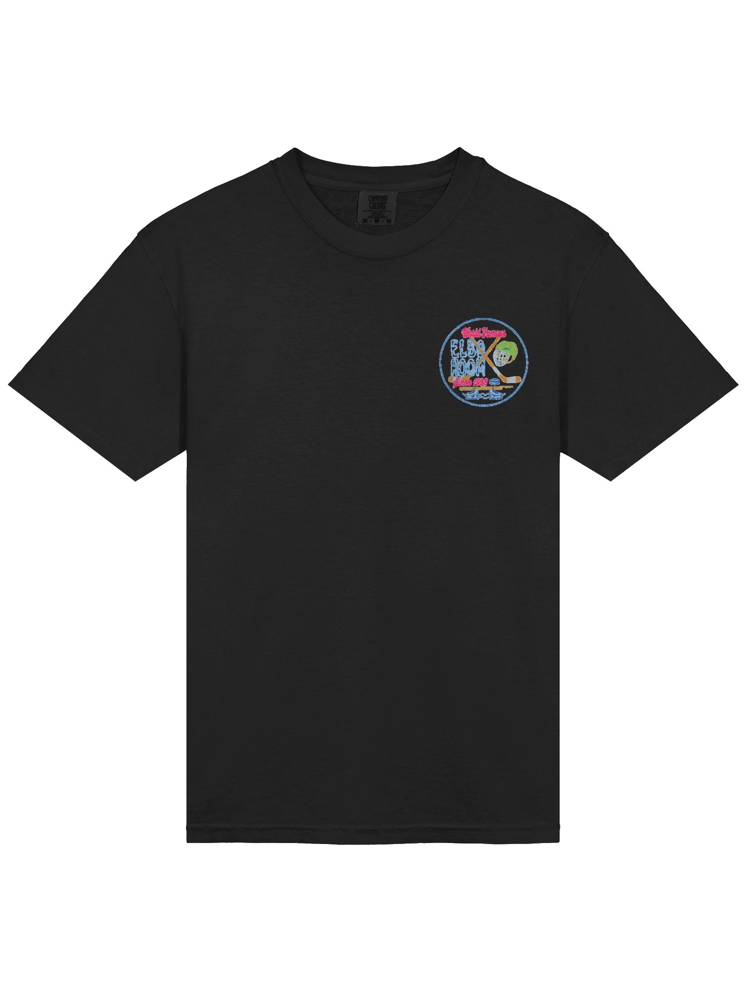 Elbo Room Hockey Neon Embroidery T-Shirt product image (5)