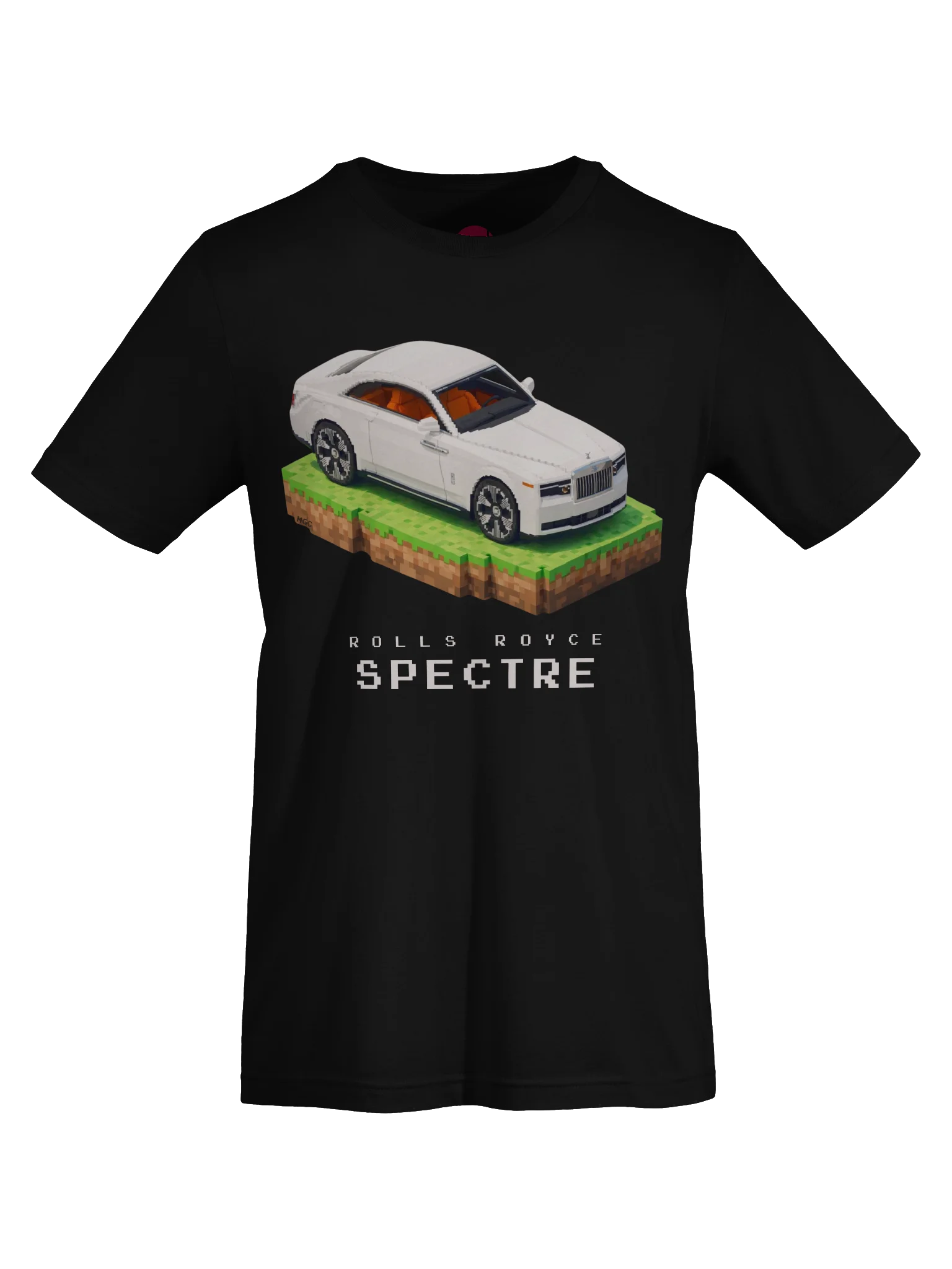 White Rolls Royce Spectre Shirt (Pixel, Retro, Minecraft) product image (7)