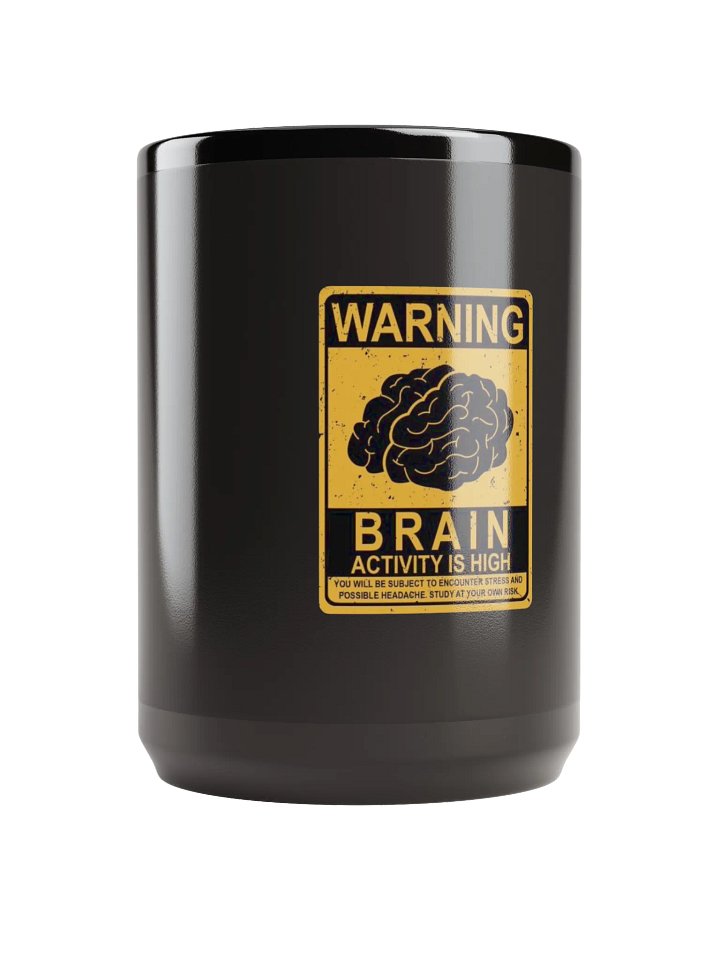 Black Glossy Mug (Sip Danger ☢ ) product image (1)