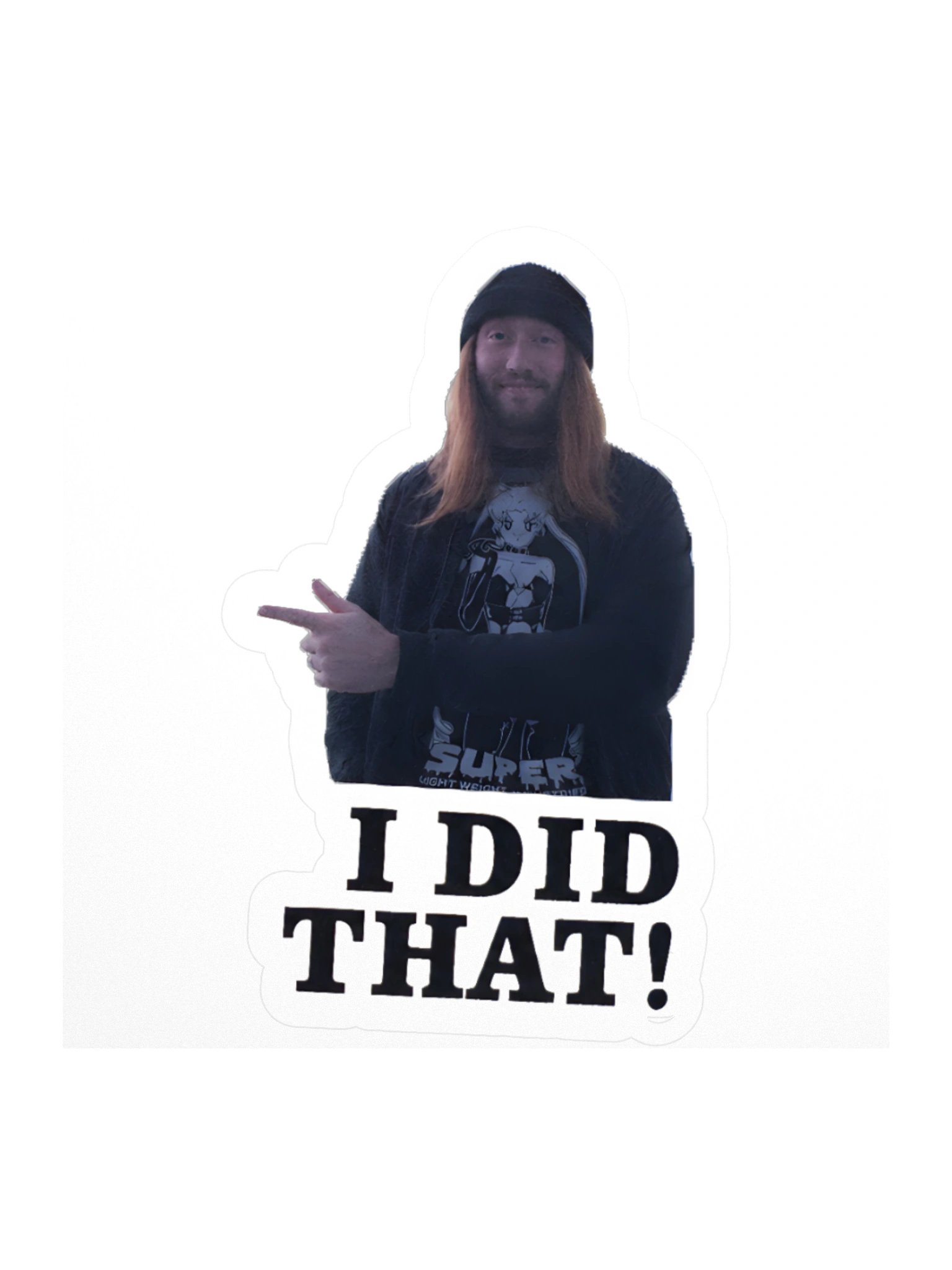 The Zaiyke Did That Sticker product image (1)