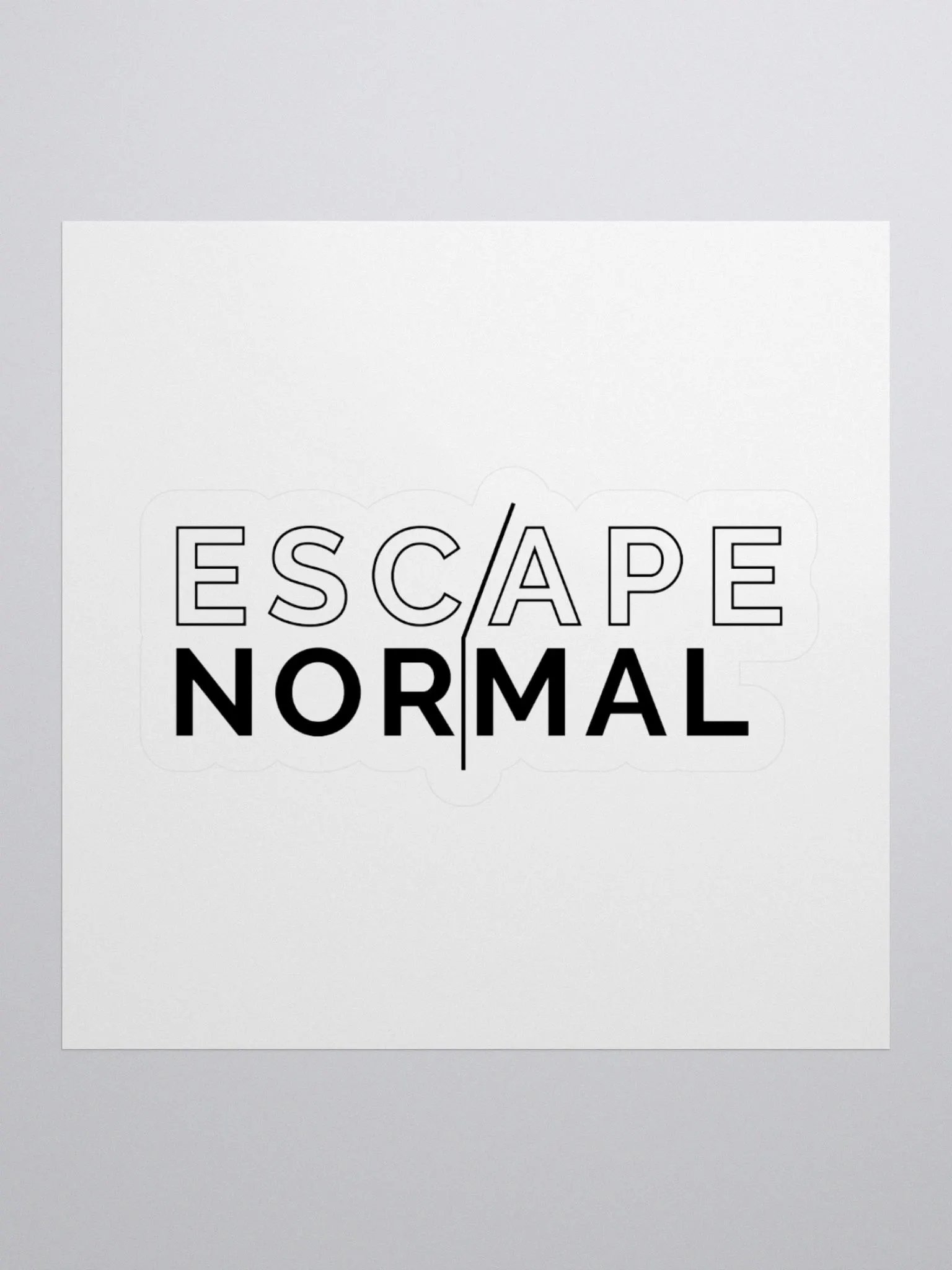Escape Normal Sticker product image (1)