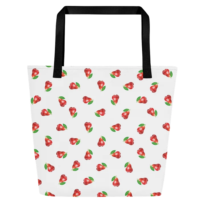 CaribbeanApples Otaheite Fruit Print | Large Tote Bag w/ Pocket product image (1)