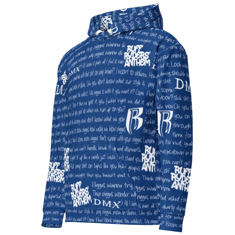 Ruff Ryders' Anthem - DMX - BLUE - Unisex Hoodie product image (1)