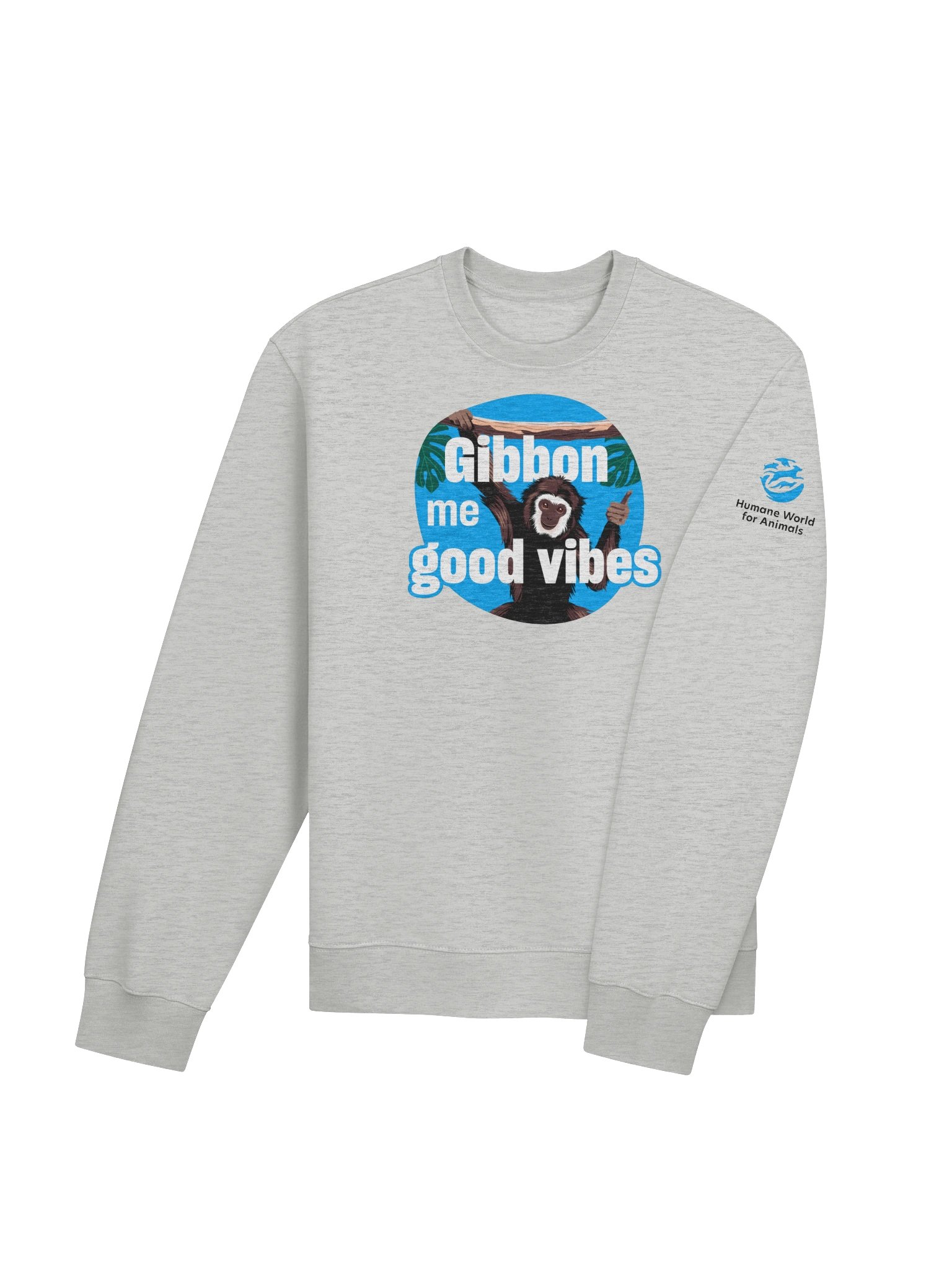 Gibbon me good vibes - Sweatshirt product image (4)