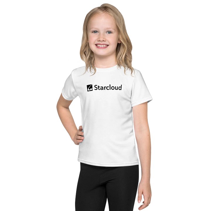 Children's white t-shirt product image (1)
