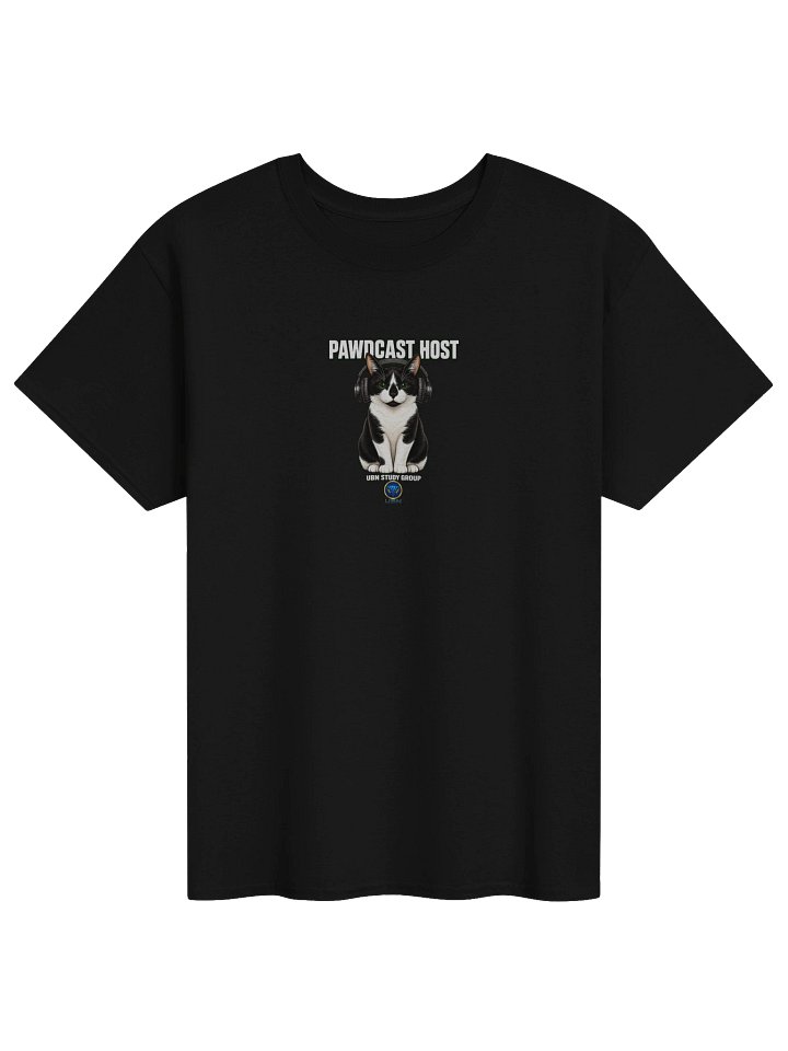 Pawdcast Host Tee (Mister Kitty) product image (1)