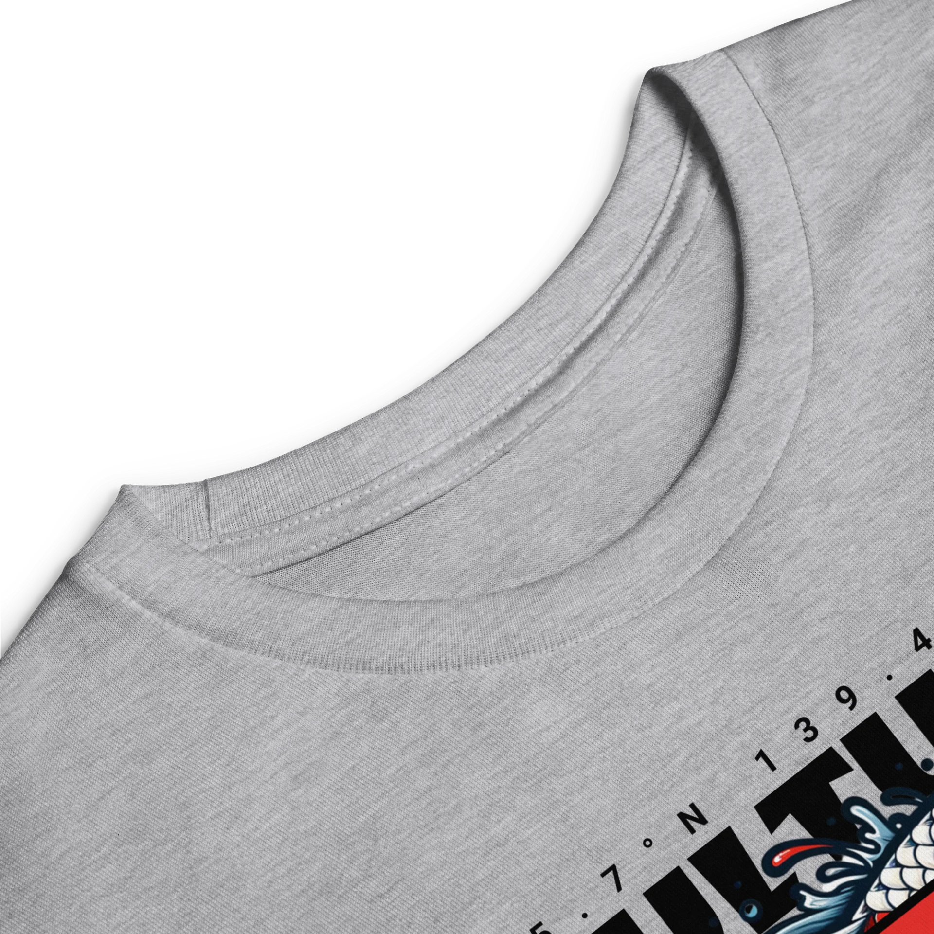 Trendy Koi Splash Long Sleeve Tee for Japanese Youth Fashion product image (6)