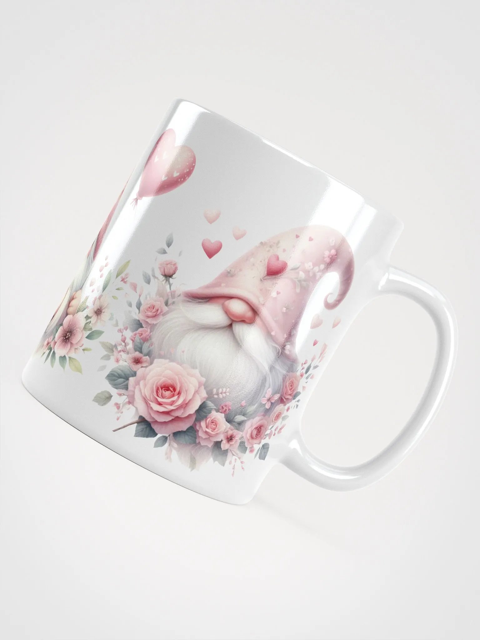Valentine Pink Gnome Mug product image (3)