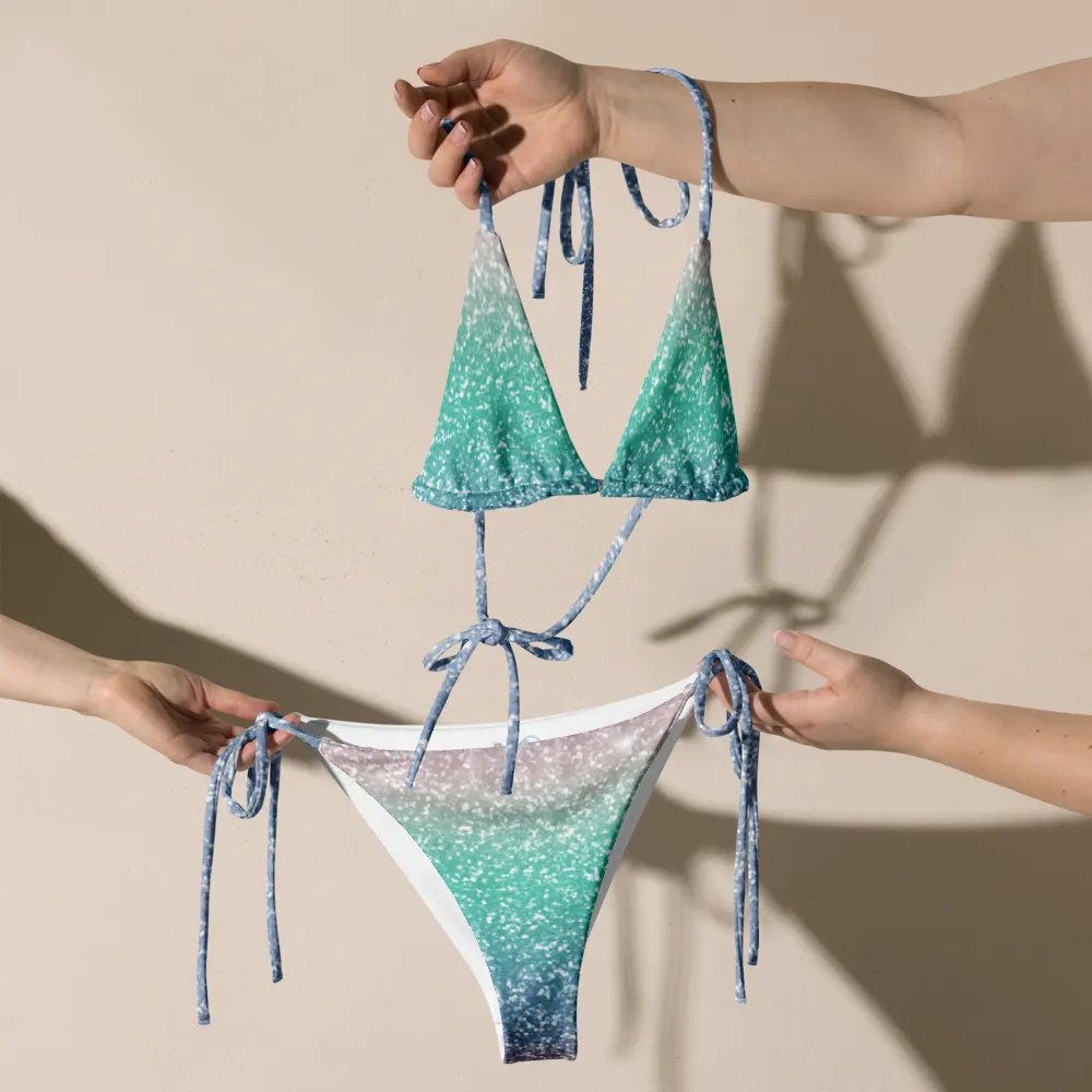 Glitter Unicorn Texture Design String Bikini (5) product image (7)