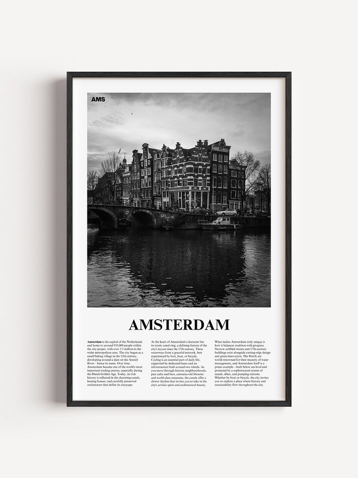 Amsterdam 04 Newspaper Poster product image (1)