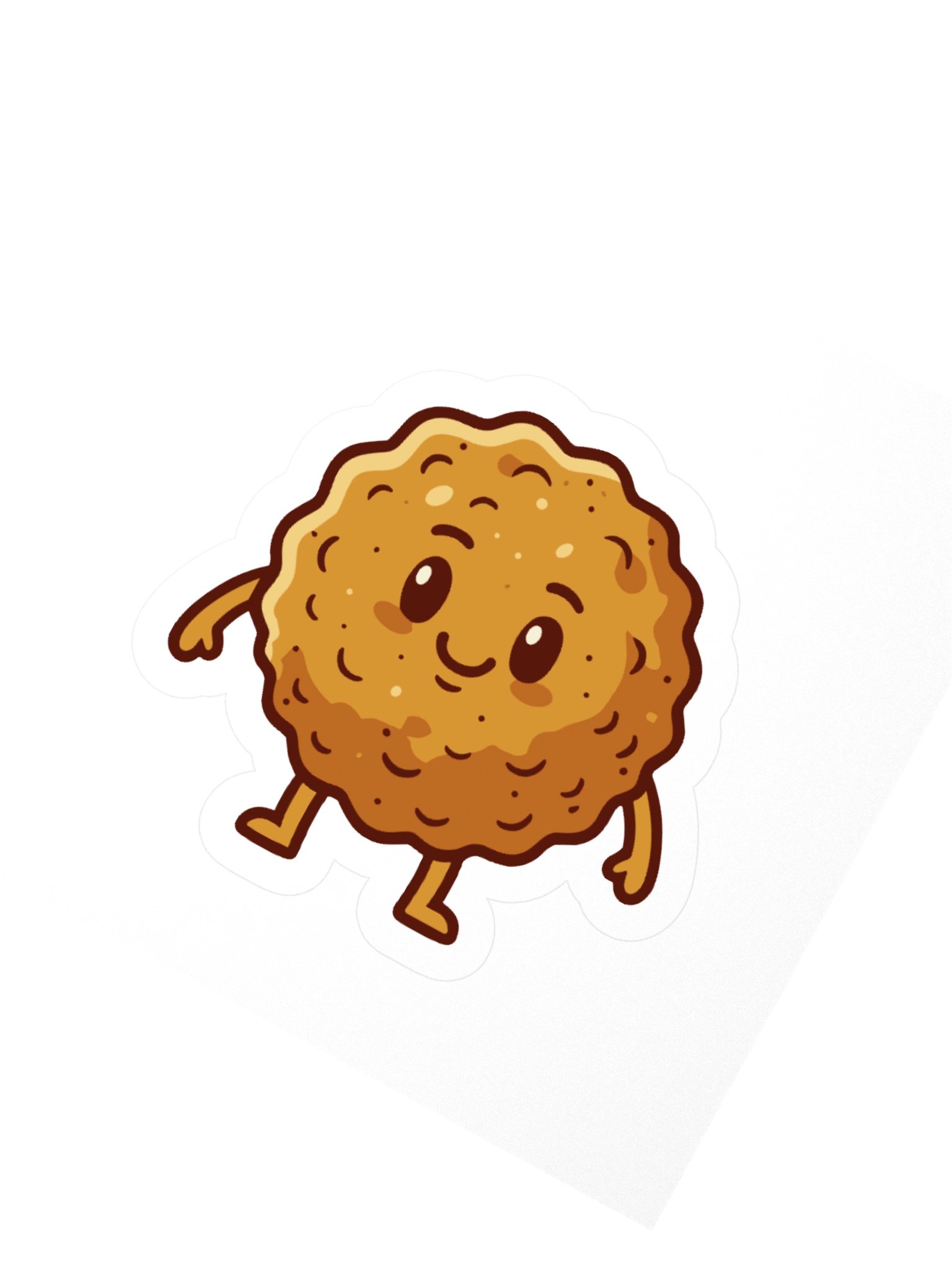't Bouletje Kiss-Cut Sticker - Belgian Meatball Art - Authentic Ghent Frituur Design product image (2)