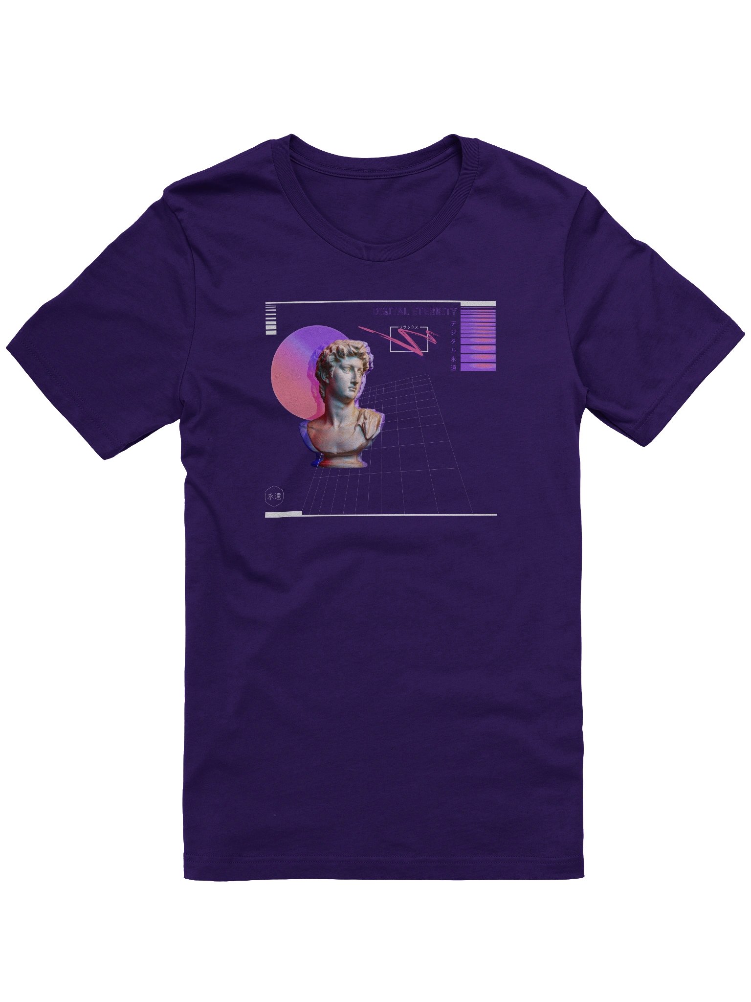 Digital Eternity Vaporwave Aesthetic T-shirt product image (7)