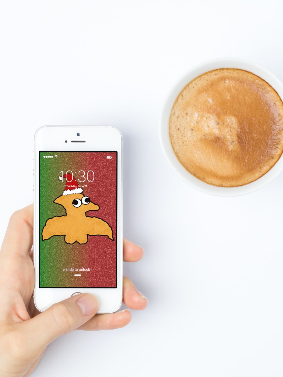 Dino Nuggies Holiday Phone Wallpaper Pack product image (4)