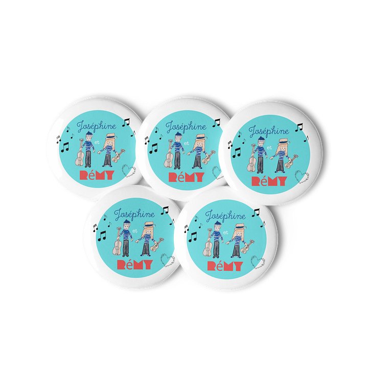 Melodic Duo Pin Button Set product image (2)