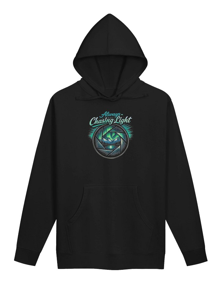 Luminous Landscape Midweight Hoodie (Aurora Borealis) product image (2)