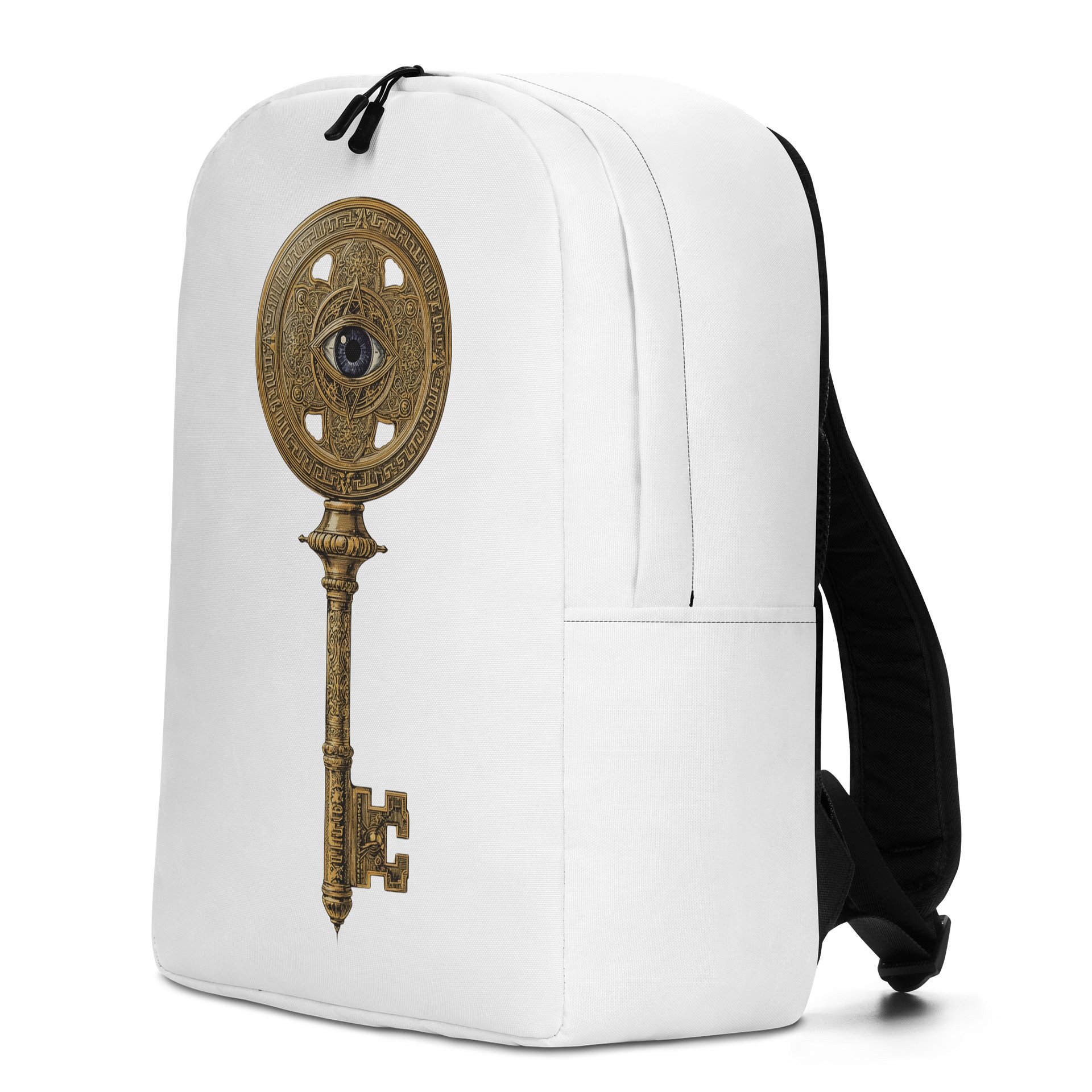 The Gatekeeper’s Key All-Over Print Minimalist Backpack | 15″ Laptop Fit product image (2)