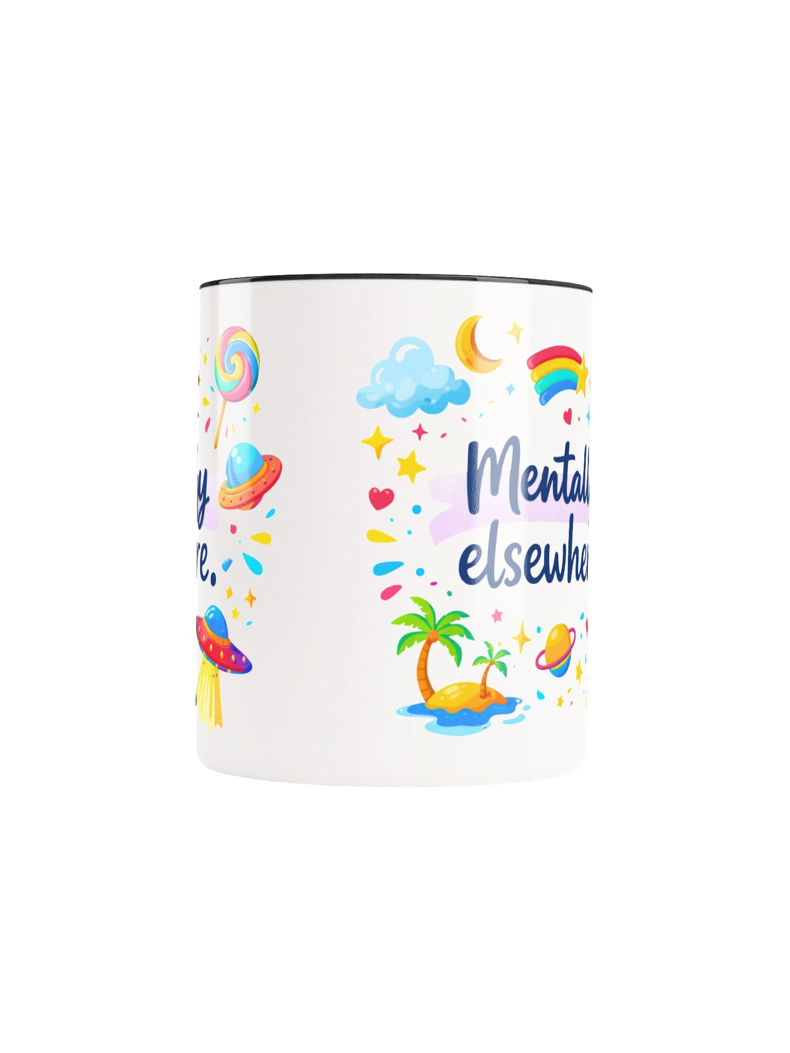 Mentally Elsewhere Ceramic Mug product image (6)